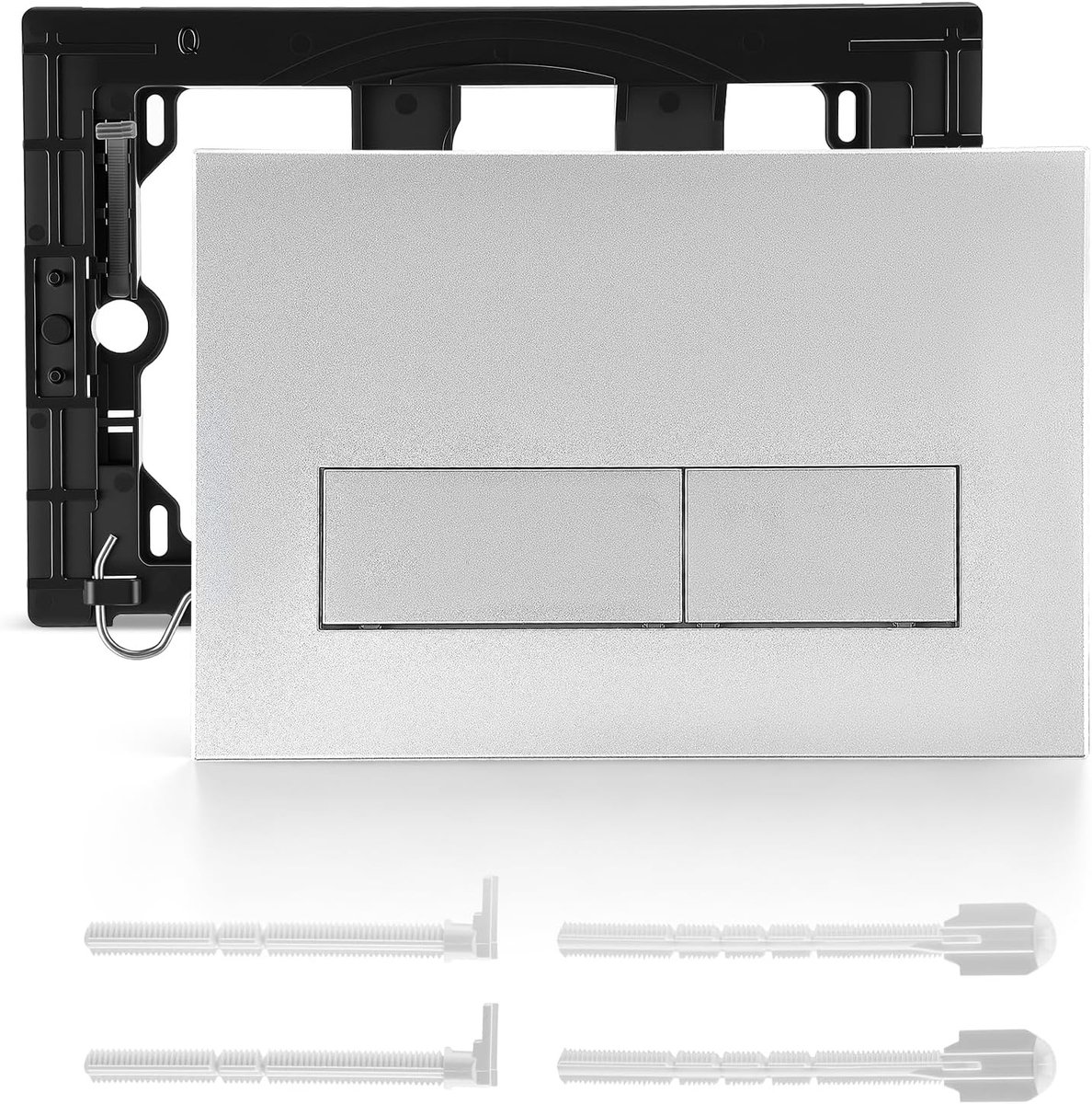Drukplaat WC - Compatibel met Geberit Sigma & UP Series - Zilver - Perfecte vervangingsoplossing - SnelShoppen
