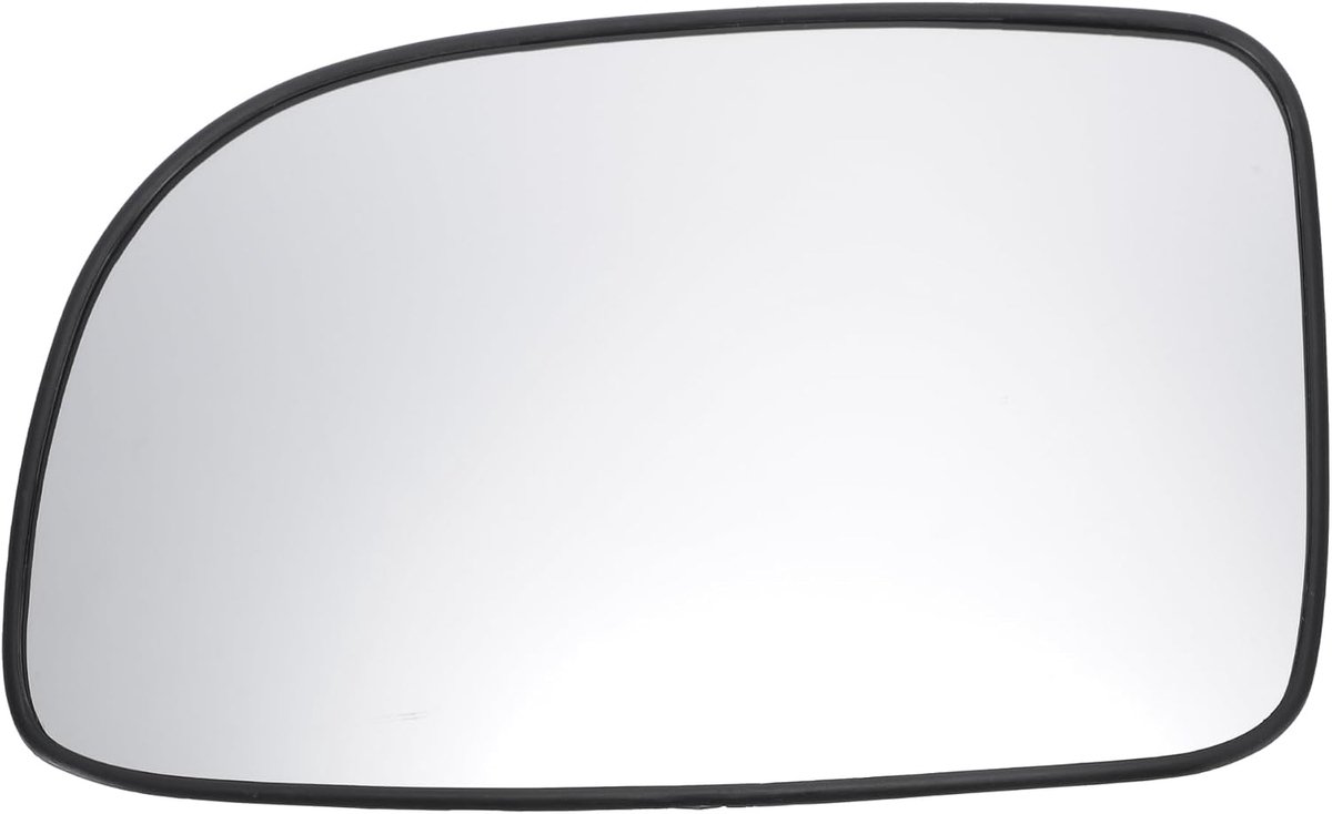 SnelShoppen - Vervangende Buitenspiegel Links Glasschade met Achterplaat Verwarmd Wit Glas voor Hyundai Santa Fe 2007-2012