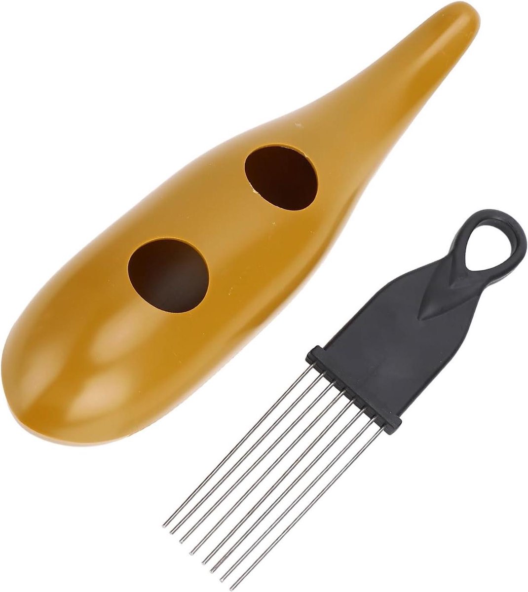 Visvormig Guiro Instrument - Percussie Schraper - Muziek Training - Gestructureerd Oppervlak - 35 x 23 x 6 cm