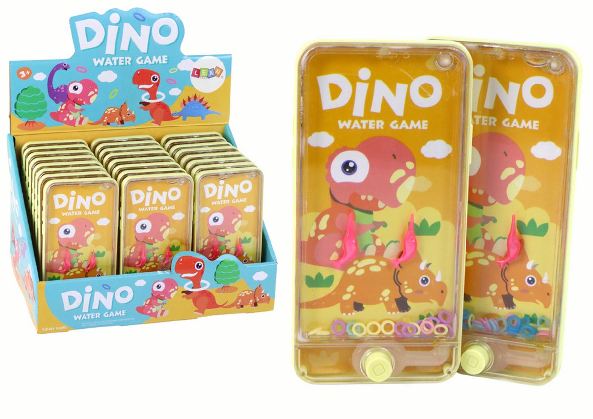 Water Arcade Game Console Telefoon Dinosaurus Geel