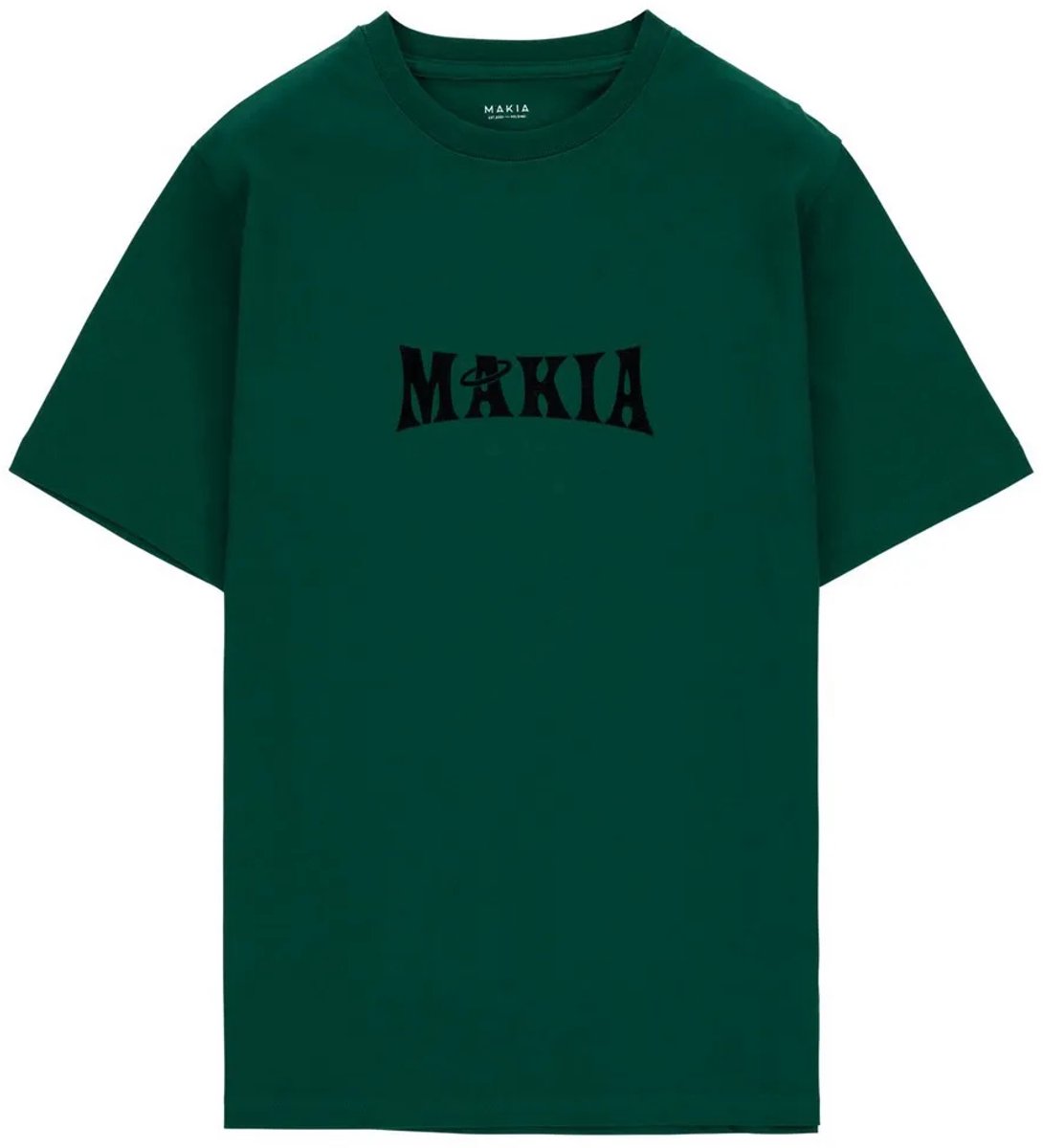 Makia Astro T-shirt Met Korte Mouwen Groen M Man