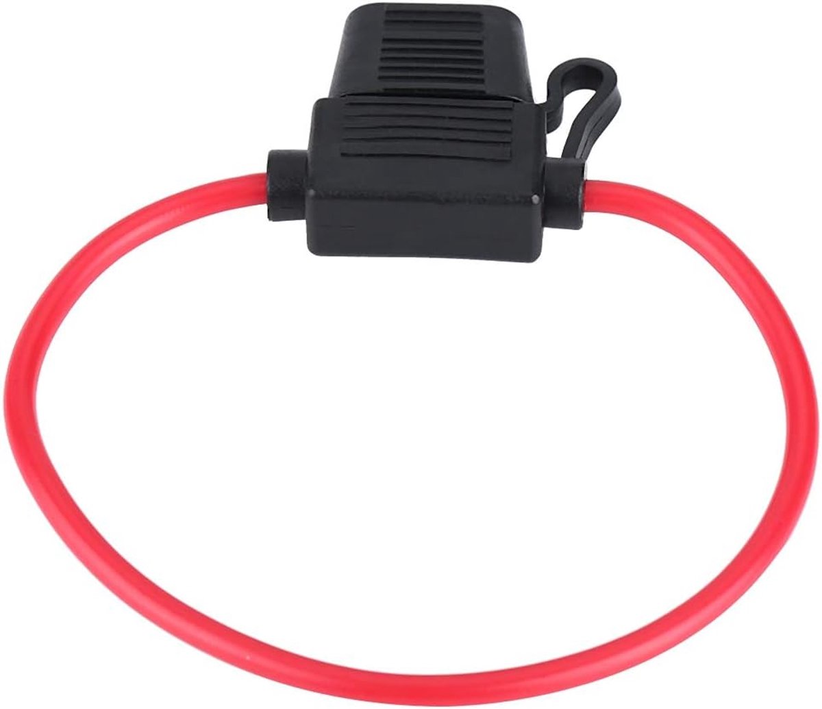 SnelShoppen - 10 Stuks Vane/Wing Fuse Houder, Waterdichte Plastic Fuse Houder voor Auto's en Fietsen, 40A Inline voor 12V Voertuigen