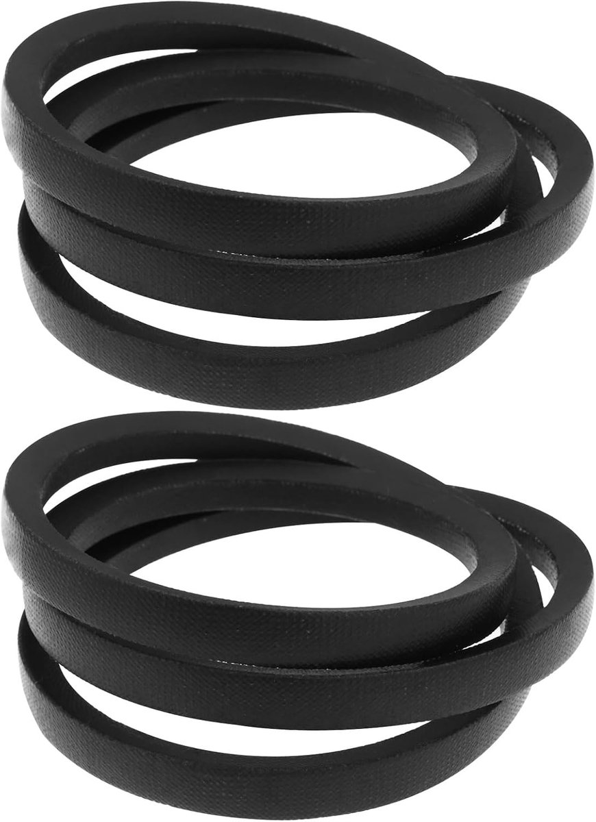 SnelShoppen - 2 Stuks Grasmaaier Riem 580364608 Compatibel met Husqvarna en Poulan - 883 mm Buitenomtrek, 9,5 mm Breed, 6 mm Dik - Tuinaccessoire voor