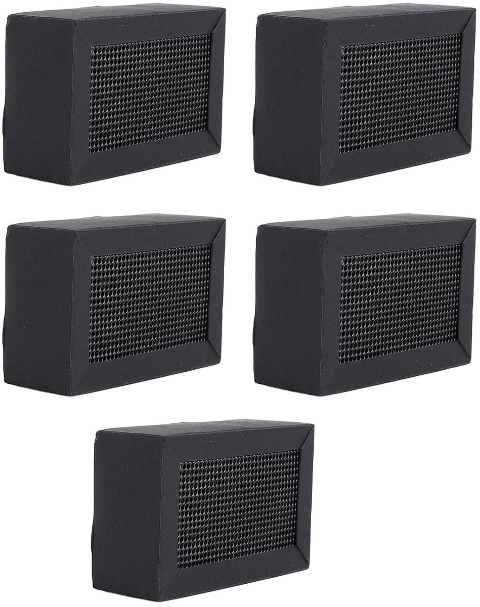 SnelShoppen - 5 Stuks 3D Printer Actieve Koolstof Luchtfilters, Adsorbeert VOC Emissies, Geschikt voor Bambu P1P P1S X1 X1C, Levensduur van 1440 Uur