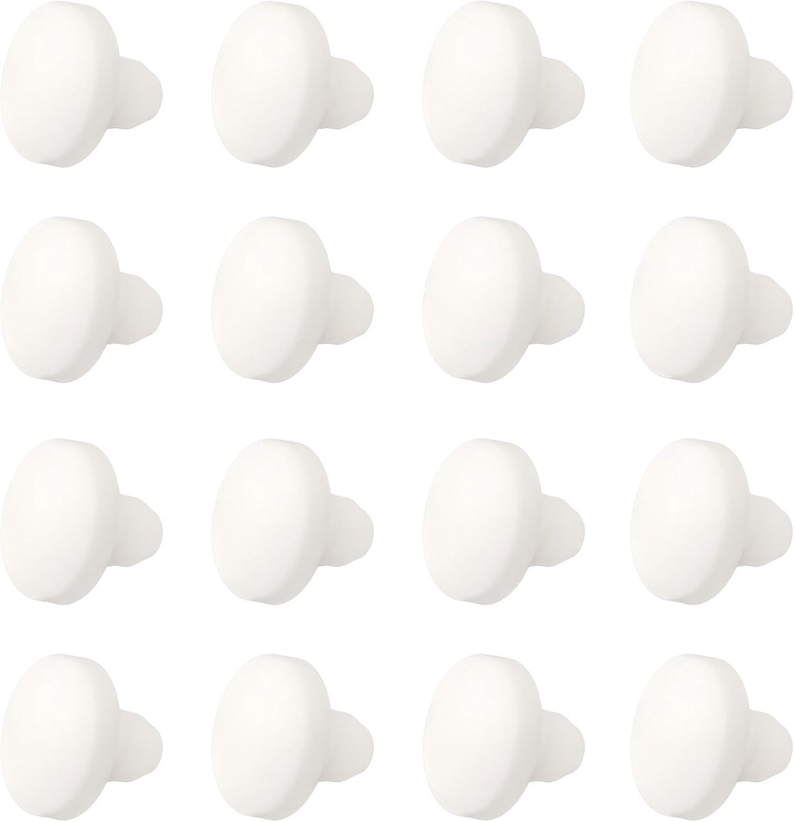 SnelShoppen - 100 Stuks Rubberen Ronde Gatpluggen 3.4Mm Voor 2.5-3Mm Gaten - Afdichten Voor Kasten, Pijpen, Containers, Mechanische Onderdelen