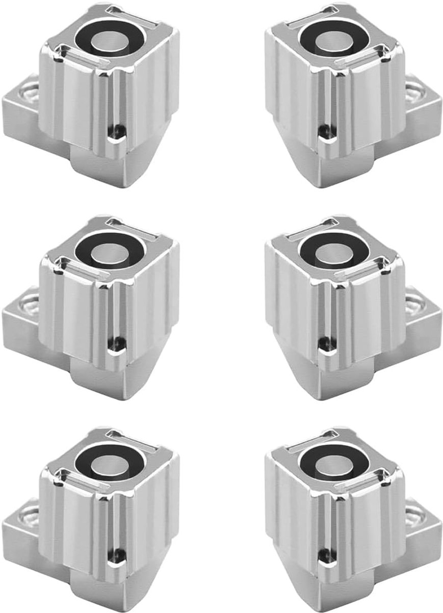 SnelShoppen - 3 Paar Links en Rechts Glijgespen Metaal Slot Beugel Controller Reparatie Onderdelen Gereedschap met Veertjes voor Gamepad Grip Band en