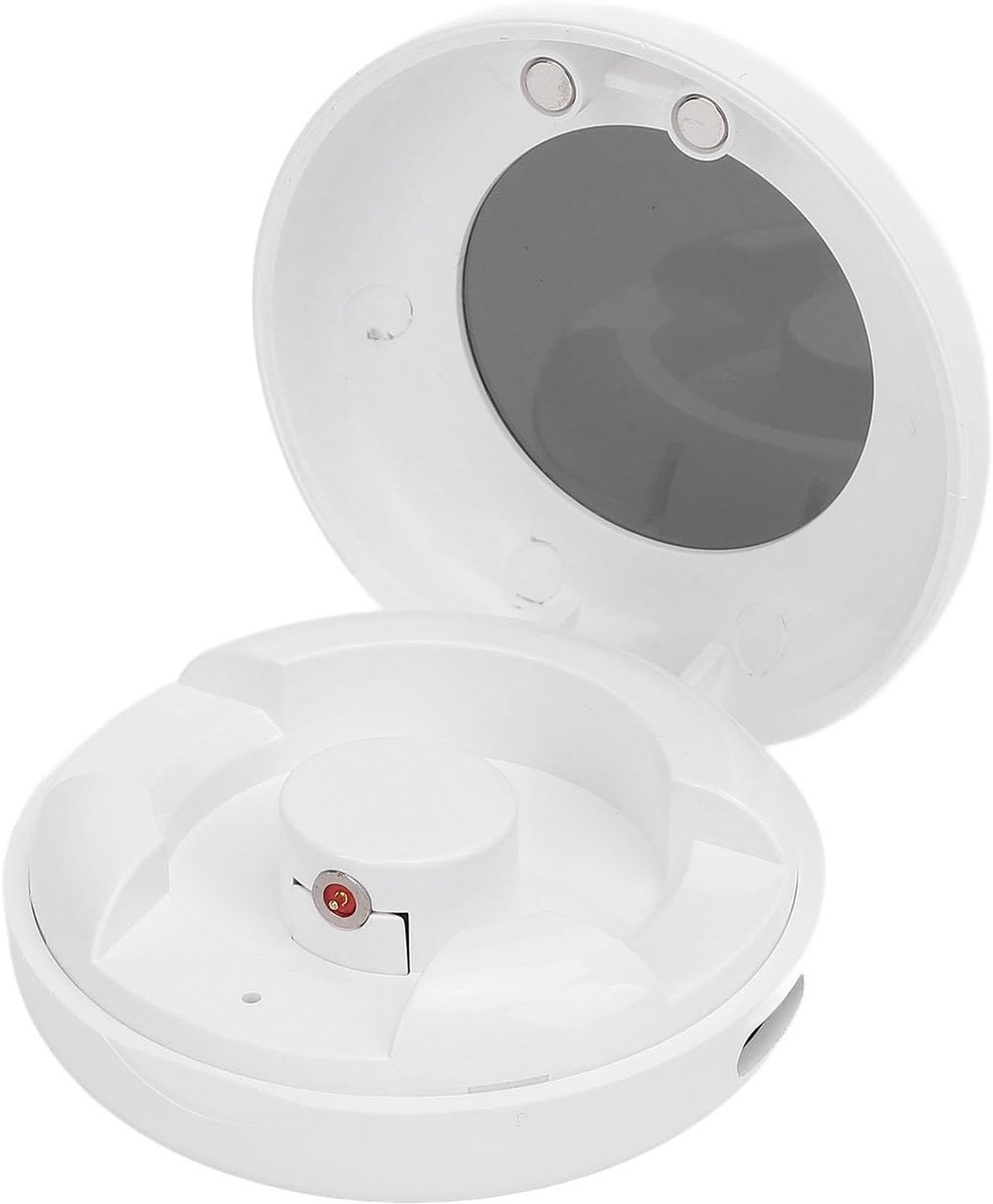 SnelShoppen - Slimme Ring Oplaadcase met 200mAh Batterij, Type C Snellader met Magnetische Poort, Compact Ontwerp 5x5x2cm voor Slimme Ringen
