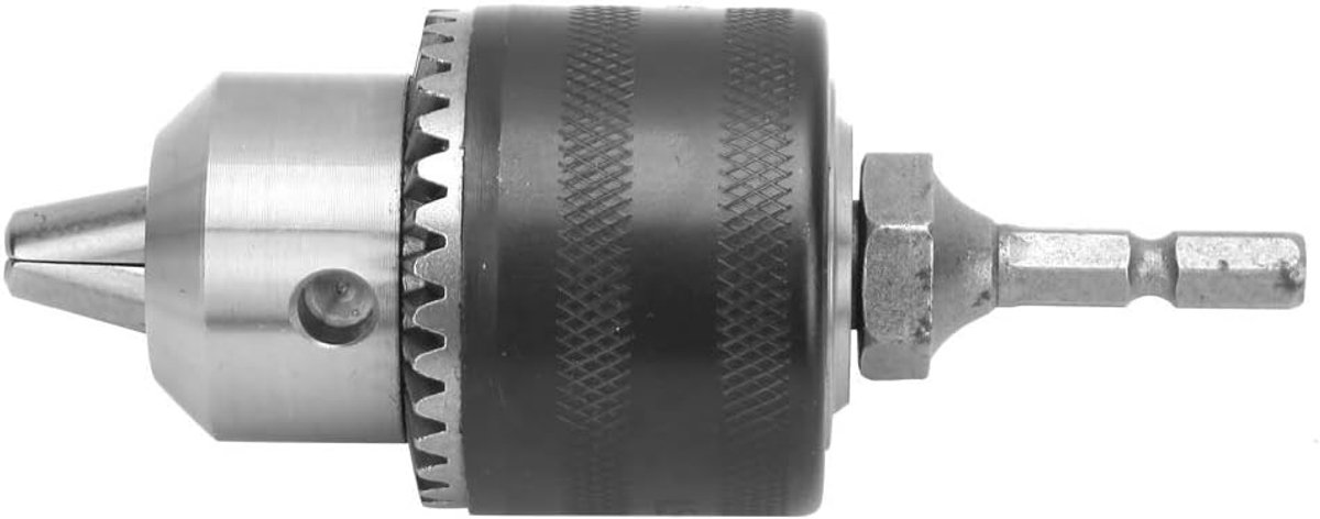 SnelShoppen - Boorkop 1.5-13 Mm Met 1/4 Hex Shank Adapter - 3- Klauw Ontwerp Voor Elektrisch Boren - Universele Bevestiging Voor Klussen