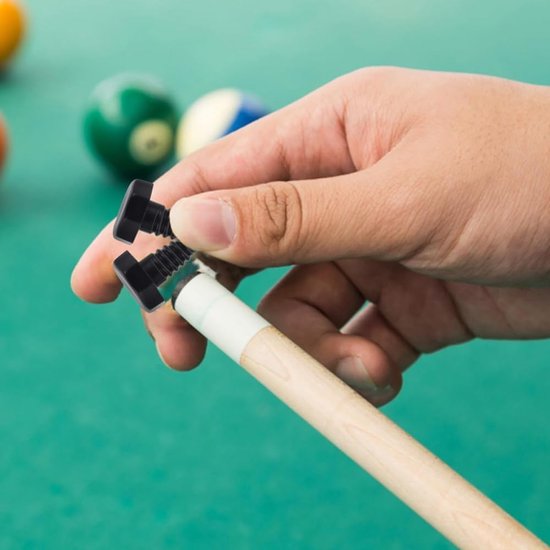 SnelShoppen - Billiard Case Nylon Keukenbeschermer 15 Stuks Billiard Onderzijde Rubber Pad Staart Cover Accessoires Snooker Cue Bescherming Antistoot van Snelshoppen — afbeelding 2