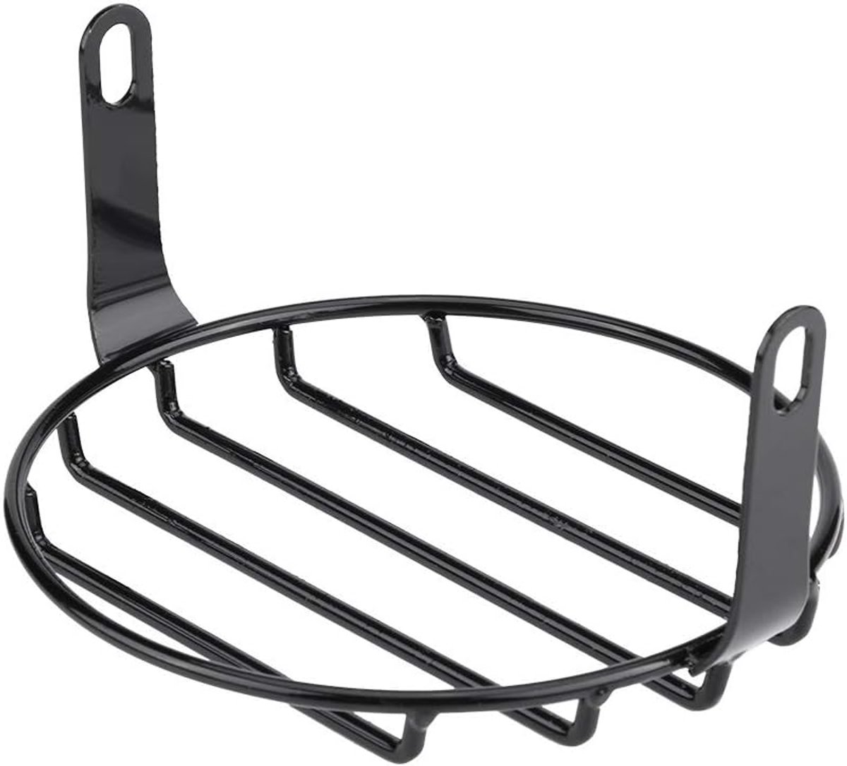 SnelShoppen - Headlight Grill Cover 6.5 Inch Motorradgevel Grill Deksel Rond voor Cruiser Chopper Cafe Racer - Retro Stijl Hoogwaardig IJzer