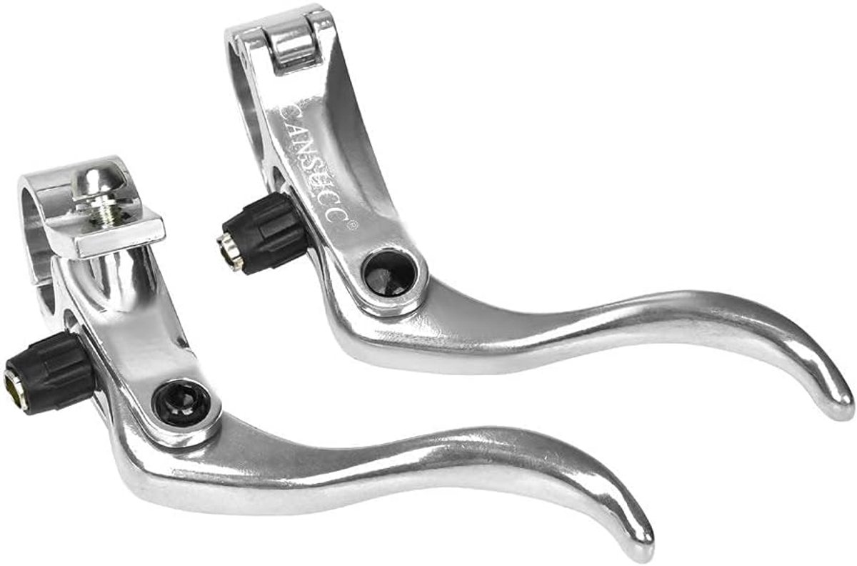SnelShoppen - 1 Paar Aluminium Legering 24mm Fietshandgrepen voor Mountainbike en Racefiets, Ergonomisch Ontwerp, Lichtgewicht en Duurzaam