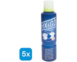 5x Fix en GO Antikreuk Spray - 200ml - Resultaat in 10 seconden - Makkelijk in gebruik - Verwijdert kreukels zonder te strijken