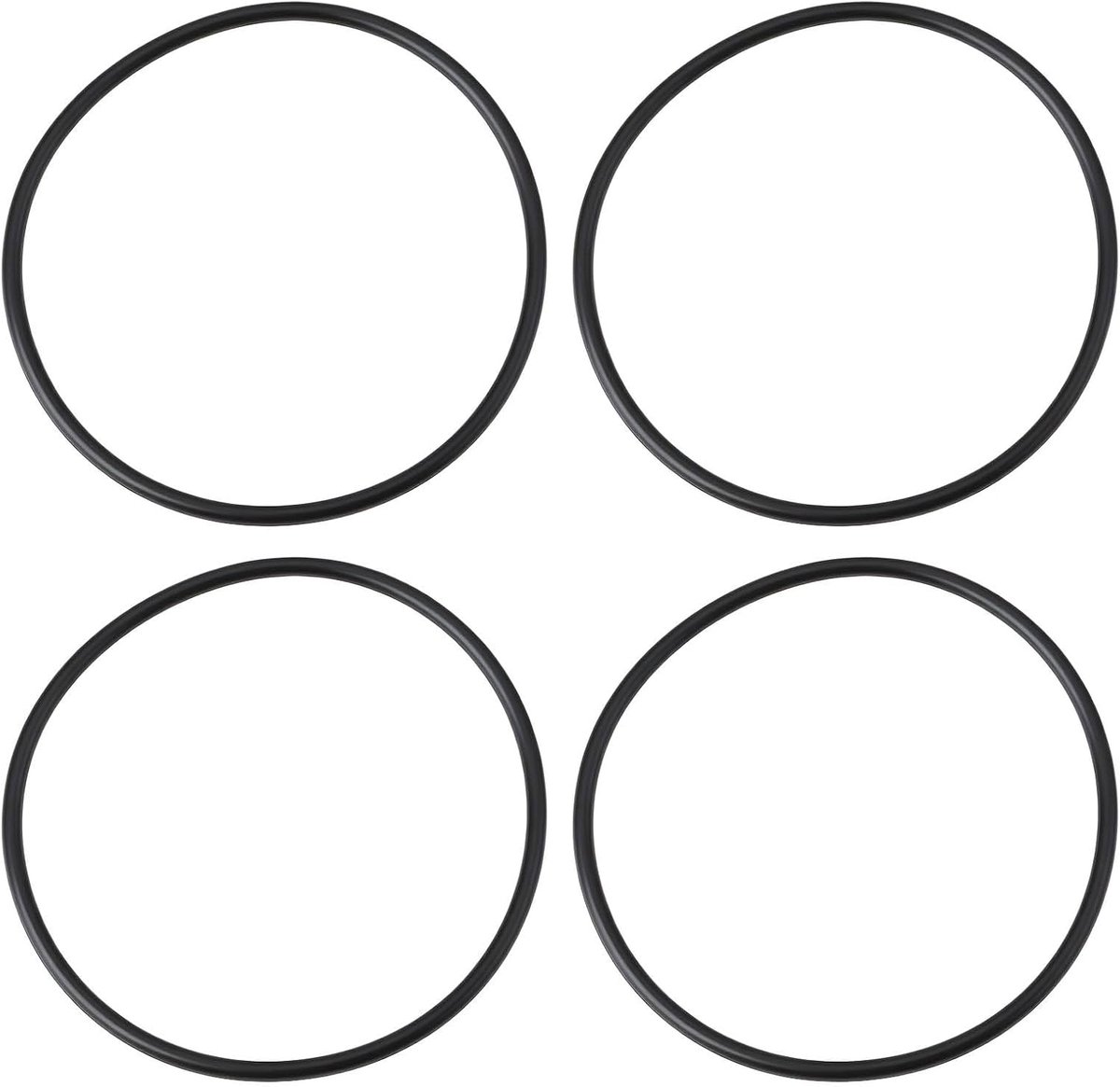 SnelShoppen - 4 Stuks O-ringen 79x85x3mm voor Branders, Hoogwaardige Rubber, Geschikt voor Verwarmingssystemen, Betrouwbare Afsluiting, Duurzaam en Te