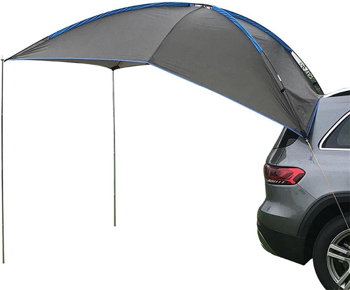 SnelShoppen - Car Awning Tent Sun Shelter - Camping Achterklep Zonnescherm voor SUV MPV Hatchback Minivan - 3-4 Personen - 280x190cm - Sterk en Duurza