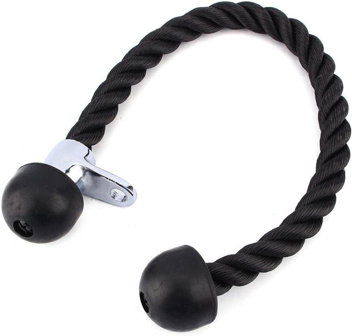 Triceps Touw voor Fitness, Duurzaam Getwijnd Nylon, Pull Rope voor Thuis en Gym, Ideaal voor Krachttraining en Spieropbouw