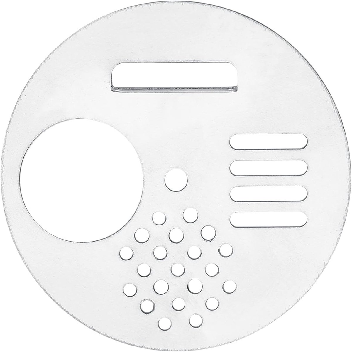 SnelShoppen - 5x RVS Bijenkorf Toegangsdeuren Beekeeper Accessoires Inclusief Bijen Disc Fan - Beekeeper Gereedschap - Beekorf Accessoires - 6.8 cm