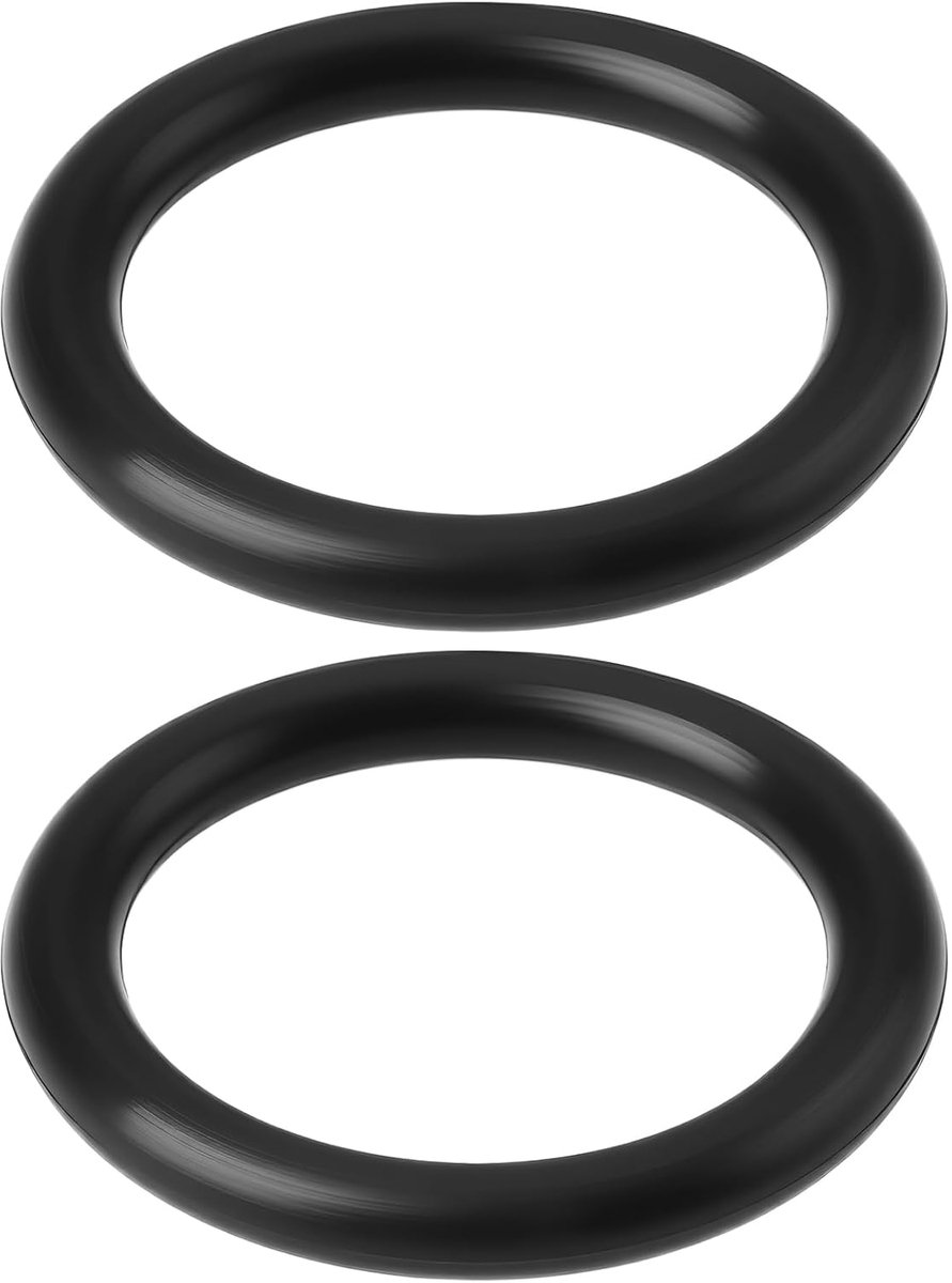 SnelShoppen - 2x O-Ring voor Grasmaaier Hydraulisch Brandstofsysteem P51212 - Fluororubber, 10.6x1.8mm, Compatibel met Diverse Tractors en Maaiers