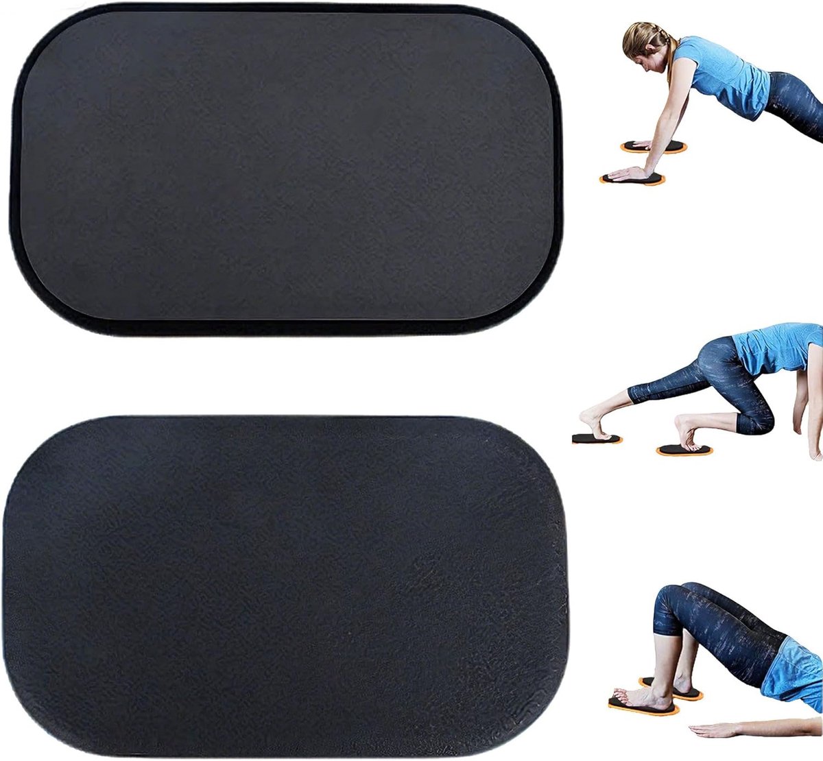 SnelShoppen - Gliding Discs Glijschijven voor Fitness, Sliders voor Core Training, Glijschijven voor Buik Workouts, Ideaal voor Thuis en Gym, Set van