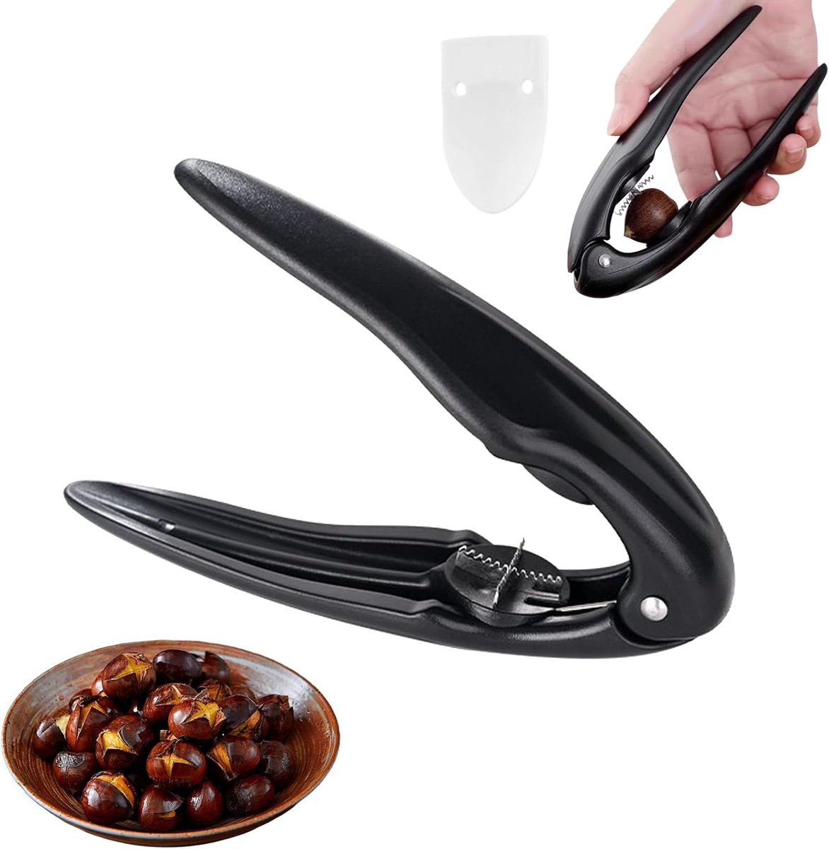 Chestnut Cutter, ESYFOR Professional Multifunctional Plastic Chestnut Cutter Efficient and Convenient Saves Time and - ShopVlot
