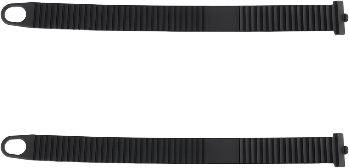 SnelShoppen - 2 Stuks Fietsdrager Bandjes Elastische Bevestiging Touw 27x2x2.7cm voor Motorfiets Scooter Zwart - Flexibel en Handig voor Transport
