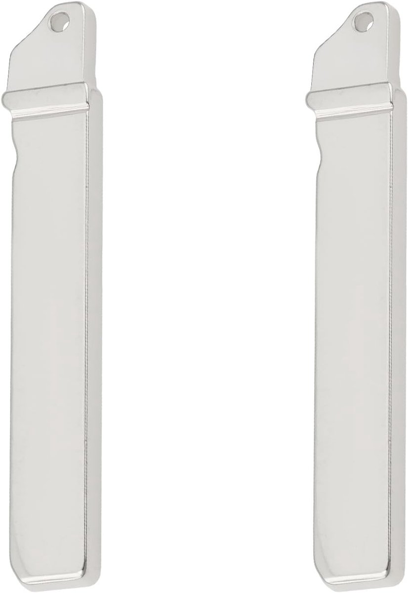 SnelShoppen - 2Stuks Auto Sleutel Blanks Messing HU162-T Compatibel met Volkswagen Golf Jetta Atlas 2015-2021