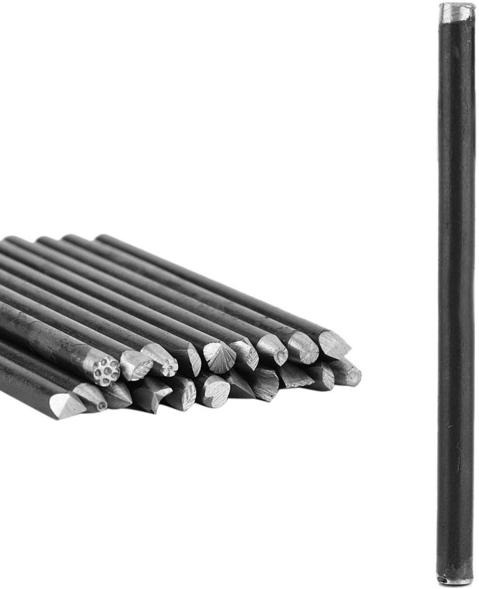 SnelShoppen - Metal Anvil Chisel Tool Set - Duurzaam Gereedschap voor Juwelenbewerking en Snijgereedschappen (20 Sticks)