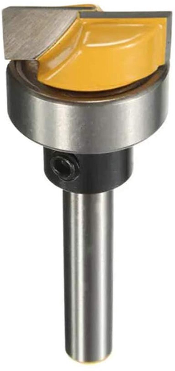 SnelShoppen - 1/4 Inch Schacht Flush Trim Scharnier Mortiseer Template Frees Bit Houtbewerking Gereedschap Frees Cutter Bit 3/4"B X 1/4"H