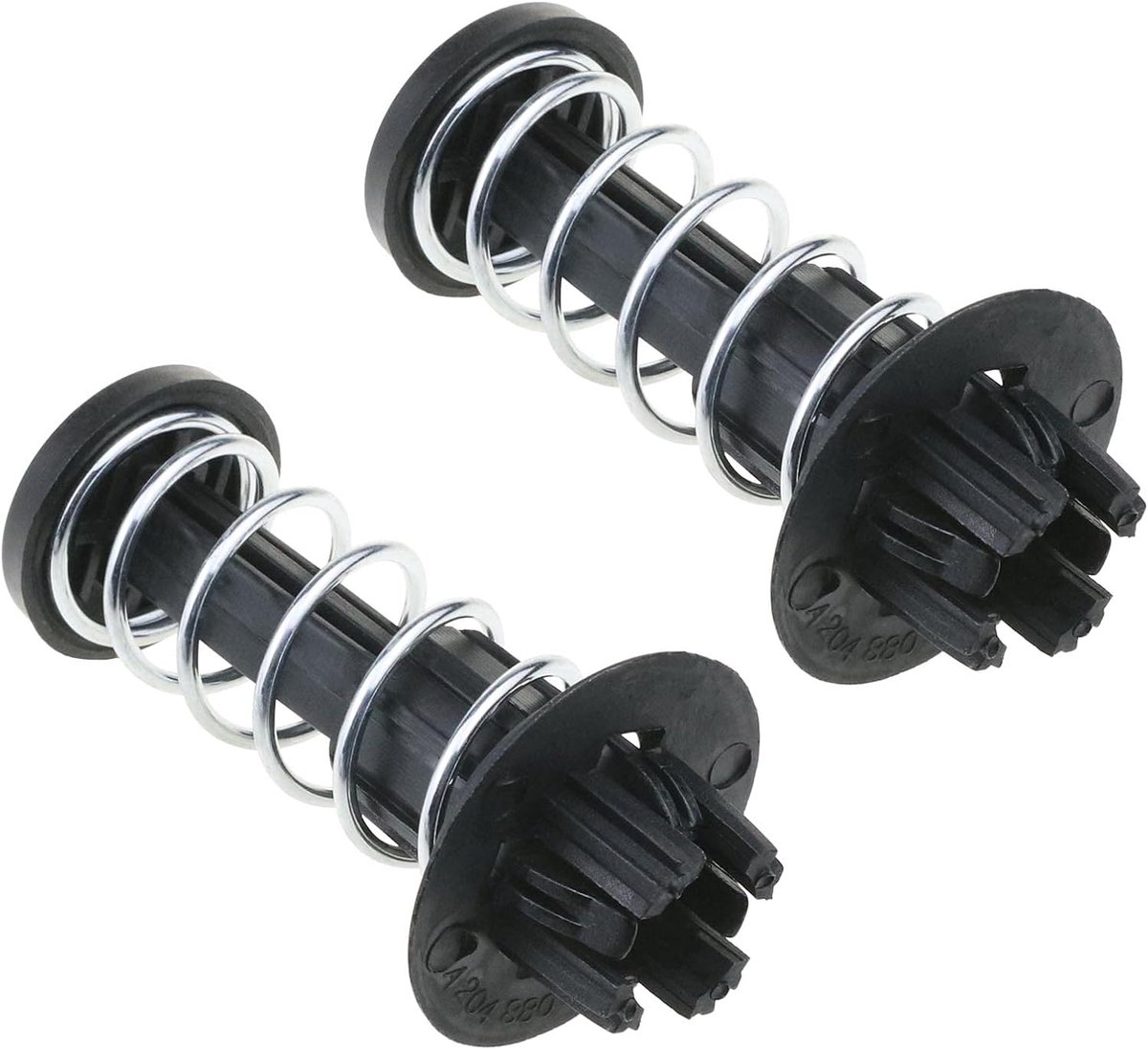 SnelShoppen - 2 Stuks Bonnet Sluitveer A2048800227 A2048800127 Geschikt voor C-Class W204 E-Class W212 S-Class W222 SL-Class R231 GLK-Class X204