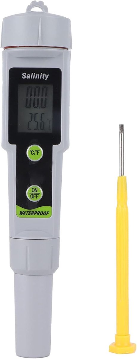 Zwembadzout Tester - Digitale Zoutgehalte Meter - Voor Zwembaden en Zeewater - Handzaam en Draagbaar - Betrouwbare Waterkwaliteit - Gesch...