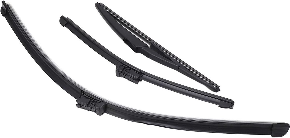SnelShoppen - Achterruitwissers voor 500 500C 500L 2009-2023, Vervangende Soft Rubber Regenborstels, Verbeterde Zichtbaarheid, Hoge Kwaliteit