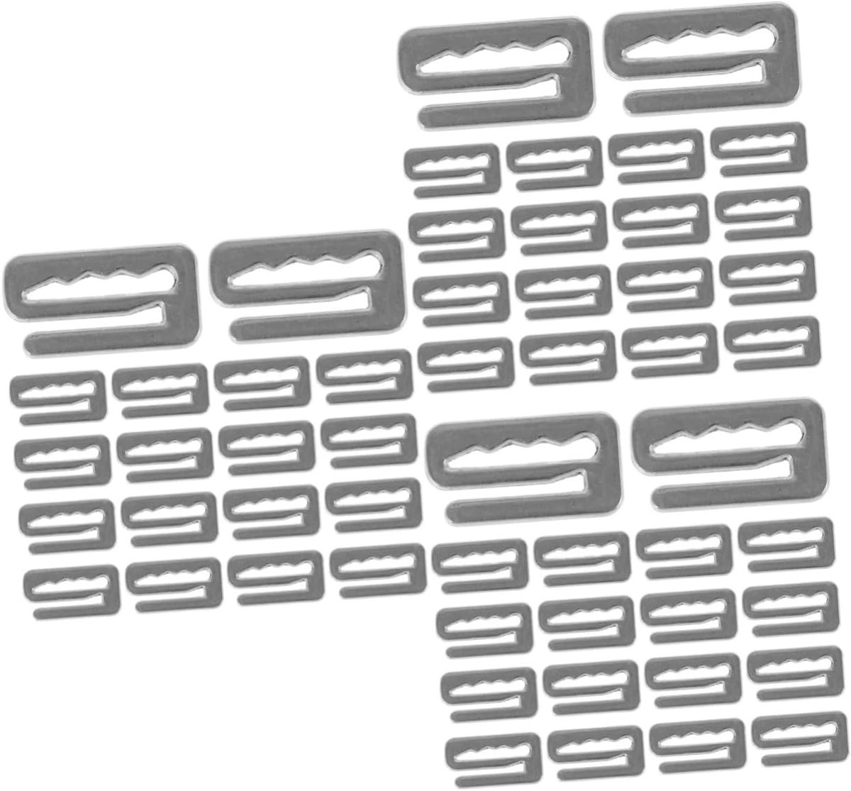 SnelShoppen - 60 Stuks Haarstylingsclips - Professionele Haarverf Cape Gespen - Verstelbare Kapsalon Beugels - Compacte Haarverzorging Accessoires - G