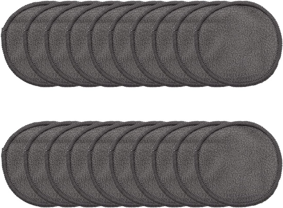 SnelShoppen - Herbruikbare Makeup Verwijder Pads 20 Stuks Wasbare Bamboe Katoen Pads met Mesh Waszak voor Alle Huidtypen en Duurzaam Gebruik