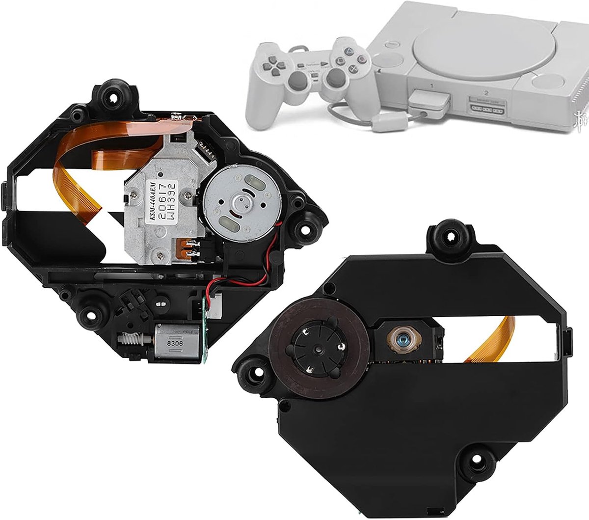 SnelShoppen - Laser Lens Vervanging voor PS1 KSM-440AEM, Slijtvast, Disc Drive Laser Vervangingsonderdeel, Eenvoudige Installatie voor Verbeterde Gami