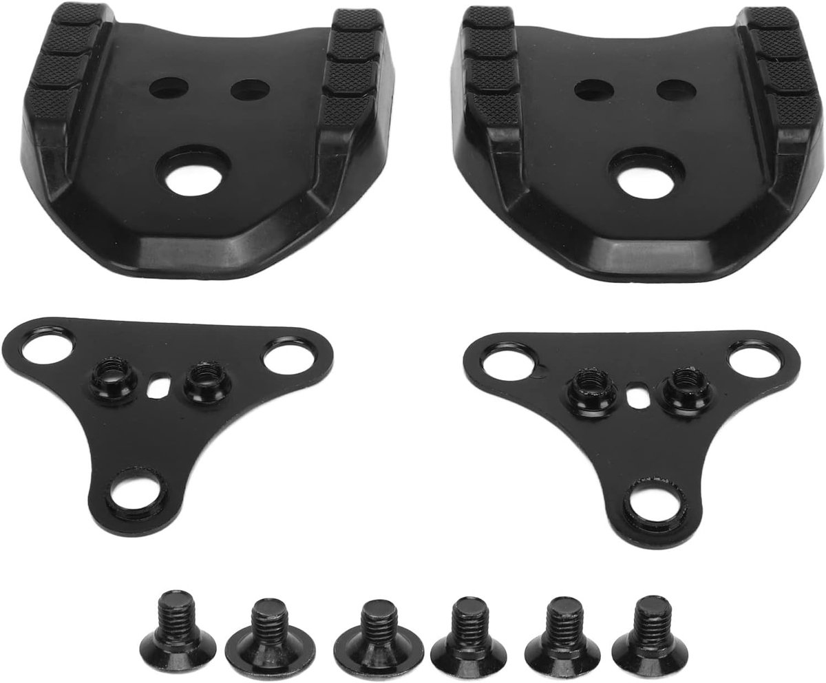 SnelShoppen - Fiets Schoenplaatjes, 4 Stuks Fiets Pedalen Adapters, 3 Gaten, Voor Fietsen, Racefiets, Comfortabele Fietsritten