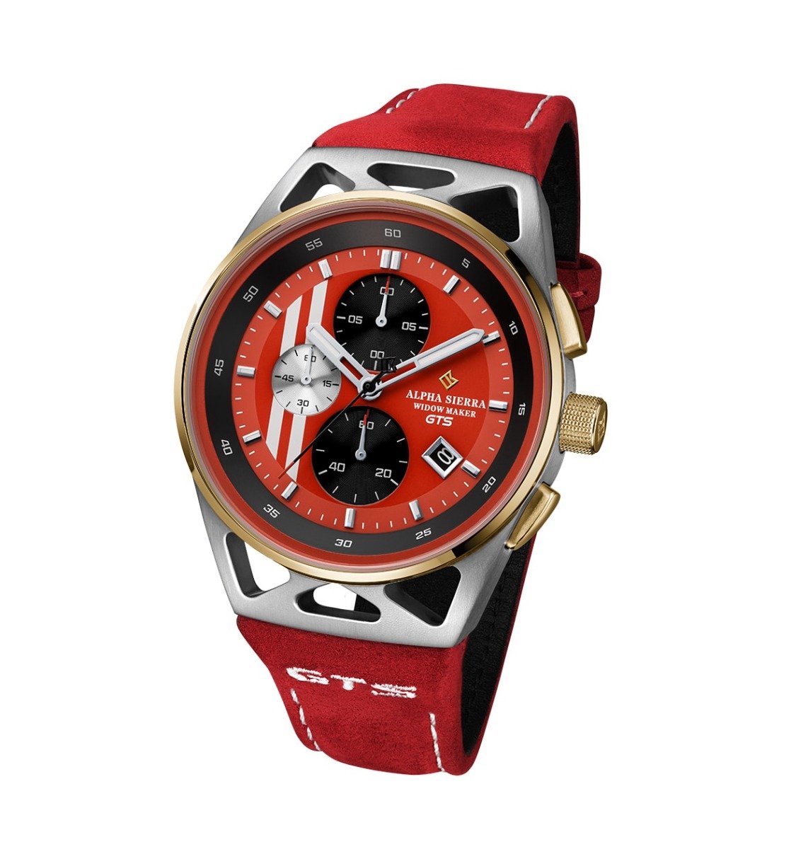 Alpha Sierra - Heren Horloge Widowmaker GTS - Rood
