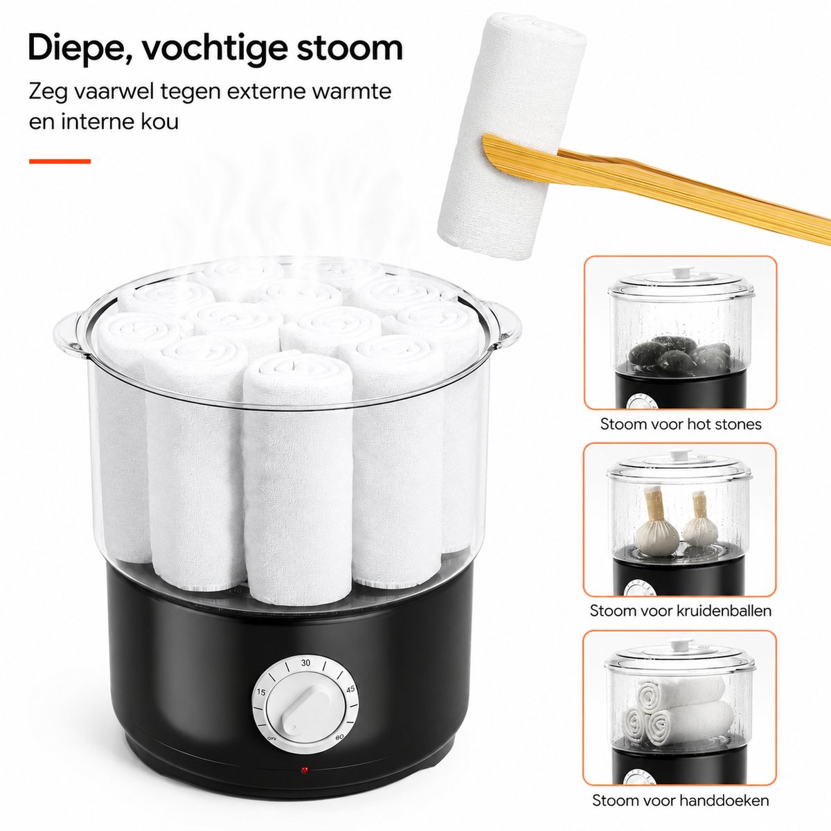 Seth Select Professionele Handdoekverwarmer – Elektrische Handdoekstomer met Handdoekclip voor Spa, Gezichtsbehandelingen, Kapper en Schoonheidssalon