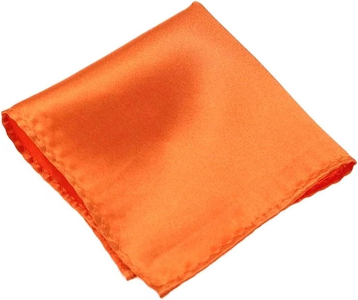 Zakdoeken Heren - Herenhanddoeken Pak - Formele Gelegenheden - Klassiek Design - One Size - Oranje