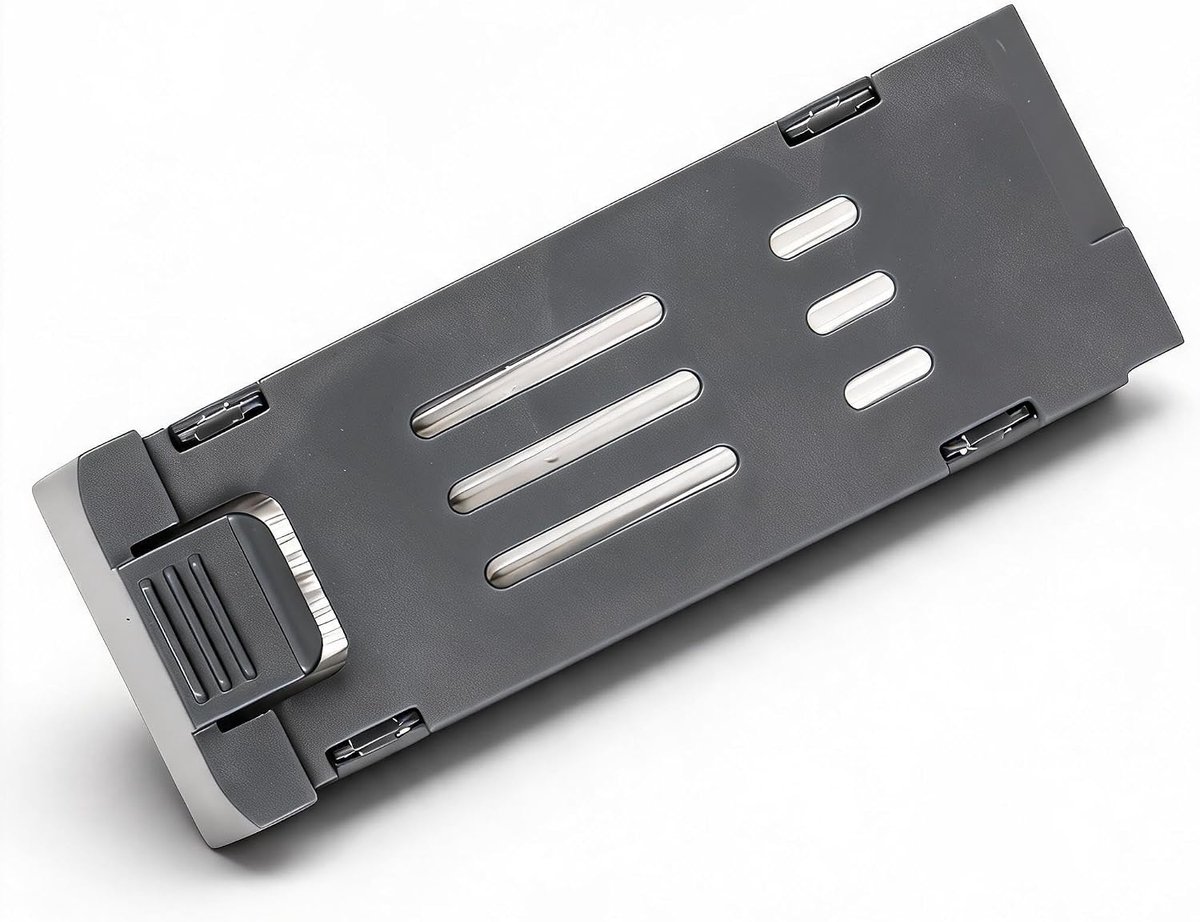 SnelShoppen - Duurzame UAV-batterij voor E58 L800 JY019 S168 X Pro RC Drone, Grote Capaciteit 1800 mAh, Compact en Draagbaar, Premium ABS-Materiaal, L