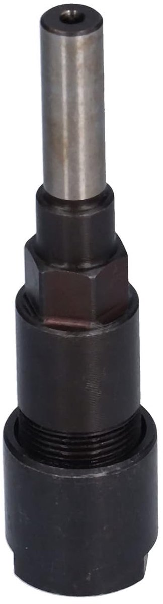SnelShoppen - Verlengstang voor Frezen, 8mm Ronde As, Krachtige Collet Adapter voor Houtbewerking, Duurzaam Legeringstaal
