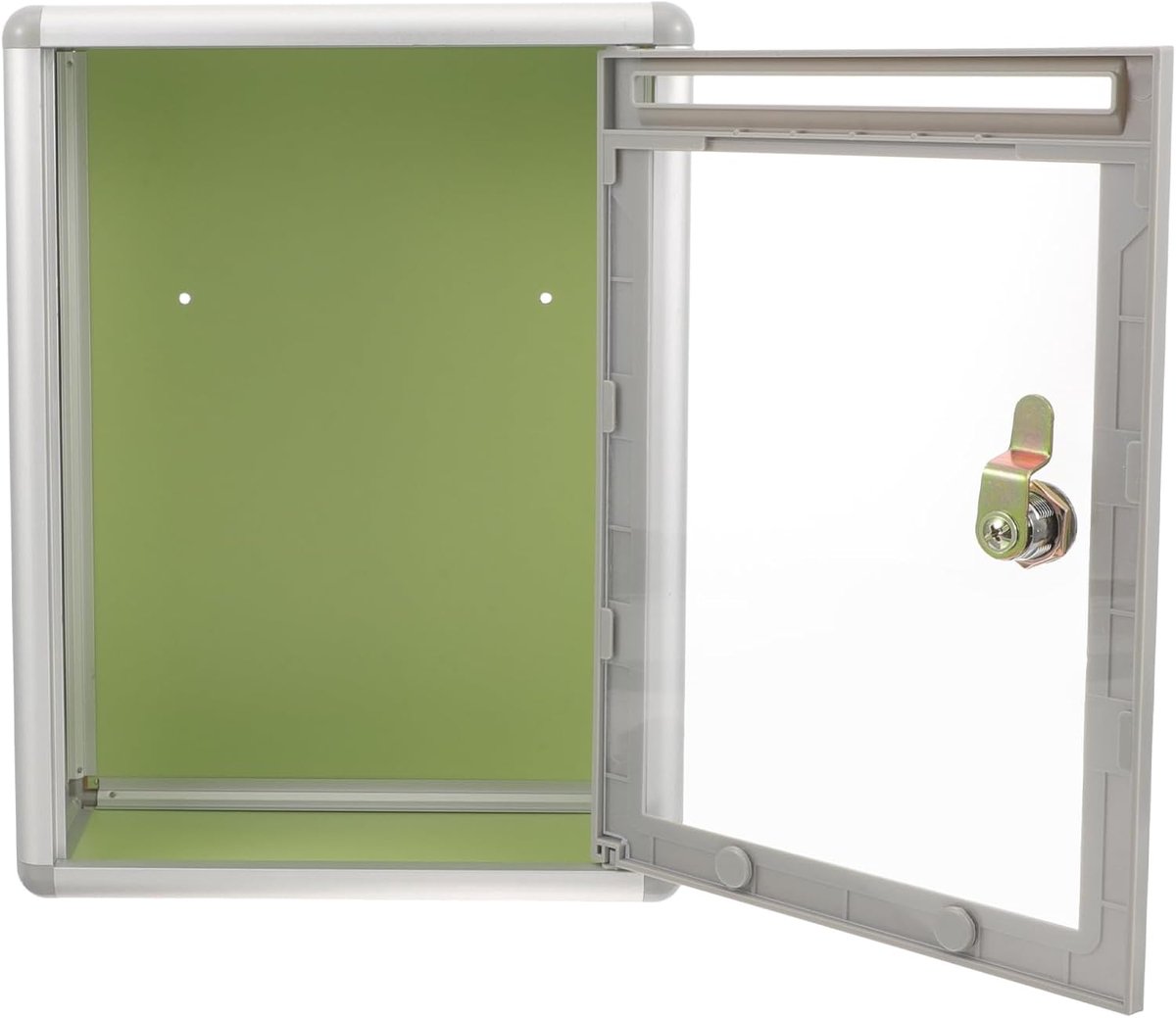 SnelShoppen - Transparante Brievenbus met 1 Stuk Dispenser, Wandmontage, Acrylaat, Compact en Ruim, Voor Postverzameling en Voorraaddoos