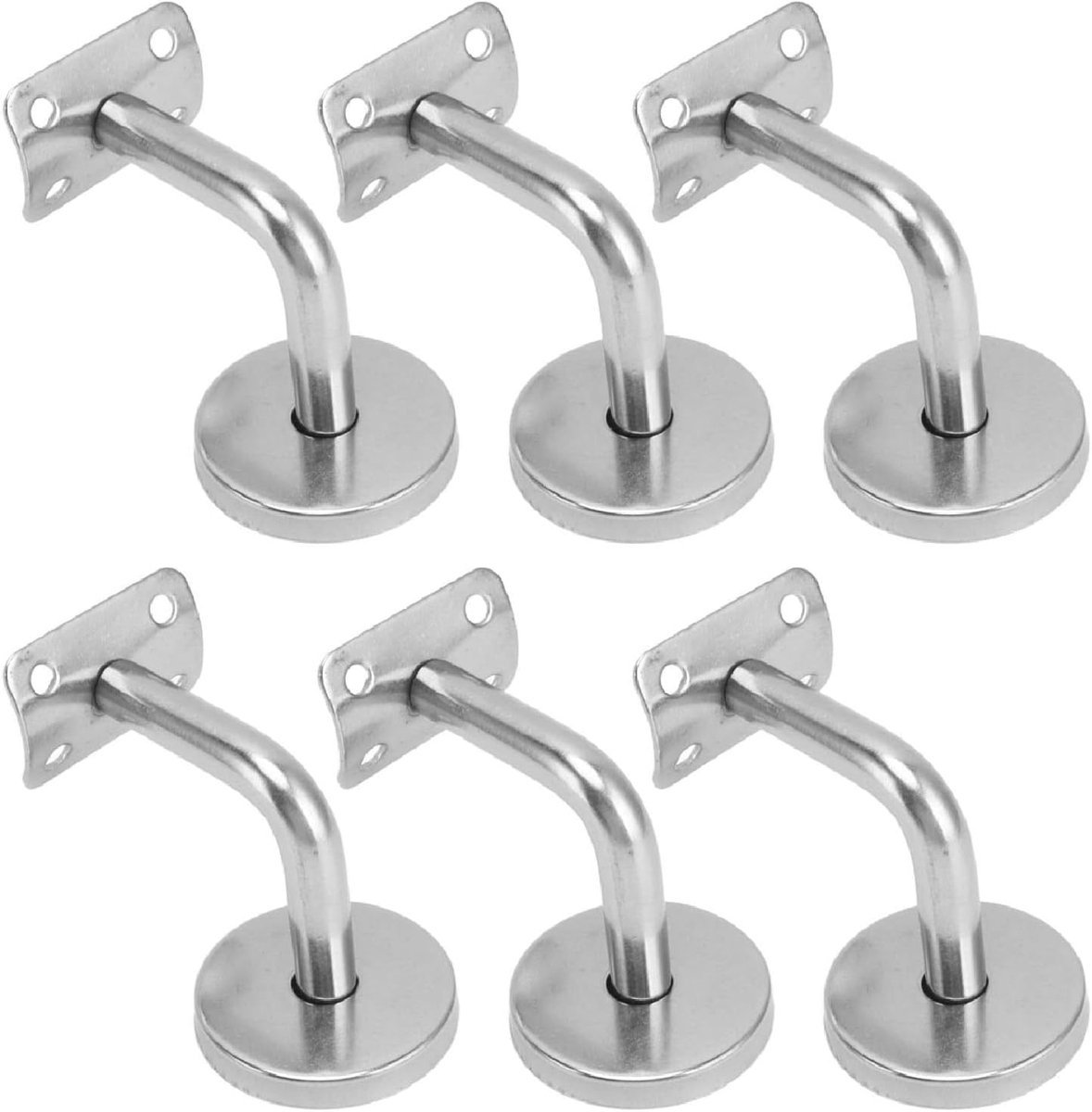 SnelShoppen - Stevige Trapleuning Beugel 304 RVS 1.22mm Dikte Handrail Bevestiging voor Trap, Badkamer, Tuin - Duurzaam en Sterk