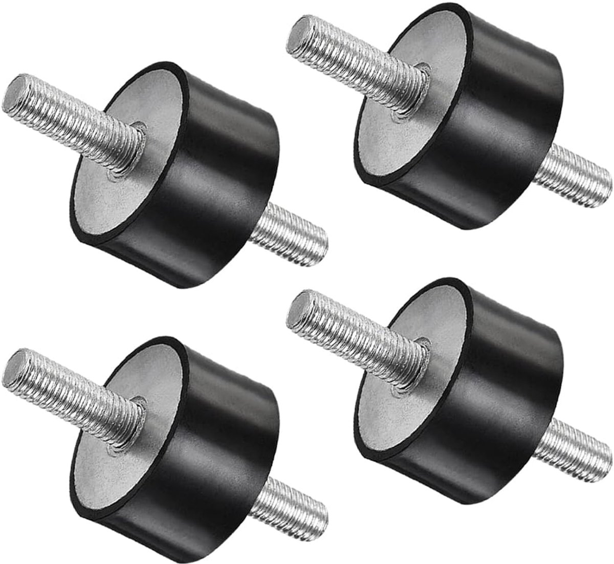 SnelShoppen - 4pcs schokabsorberende rubbersteunen, stille rubberbuffers, anti-vibratie rubberisolatoren, dempingssteunen schokabsorberend, geluiddemp