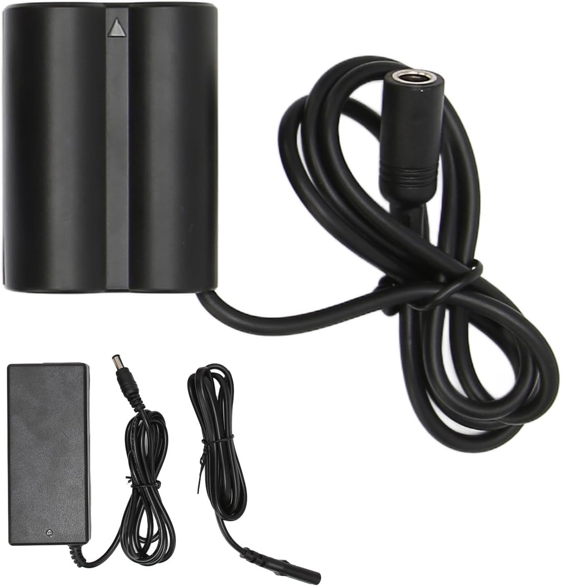 SnelShoppen - NP-W235 Full Decoding Dummy Batterij AC W235 Camera Voeding Adapter Batterij Oplader Kit voor Fujifilm X-T5, X-T4, GFX-100S, X-H2S, GFX-