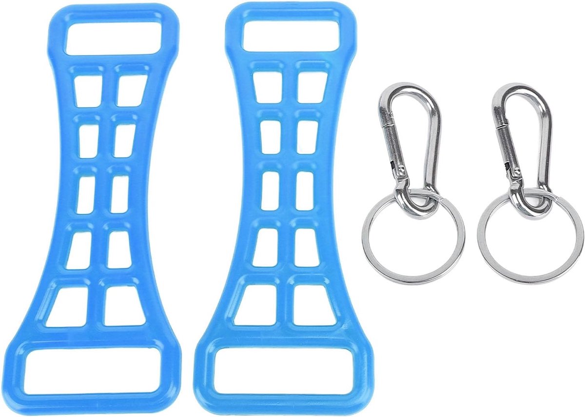 SnelShoppen - 2Pcs Ski Schoen Buckle Assist Tool - Multifunctionele Buckle Extender voor Ski's - Blauw - Efficiënt en Handig voor Ski Liefhebbers