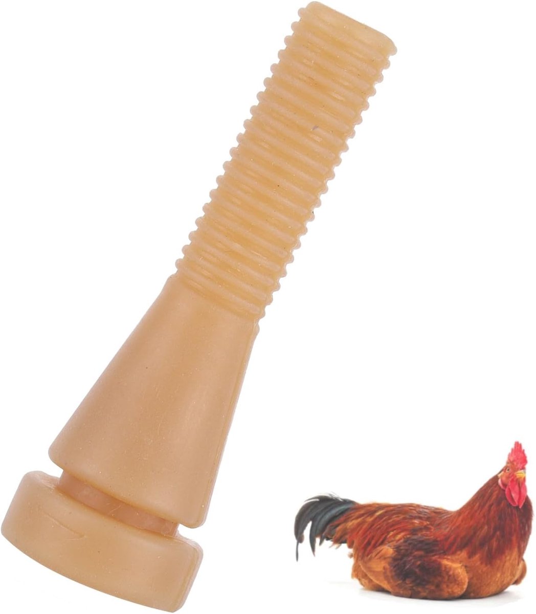 SnelShoppen - 100 Stuks Kippen Plukvingers voor Plukmachine, Rubber Haartrekker voor Kip, Eend, Kwartel, Gans, Gevogelte, Lichtkleur, Diervriendelijk