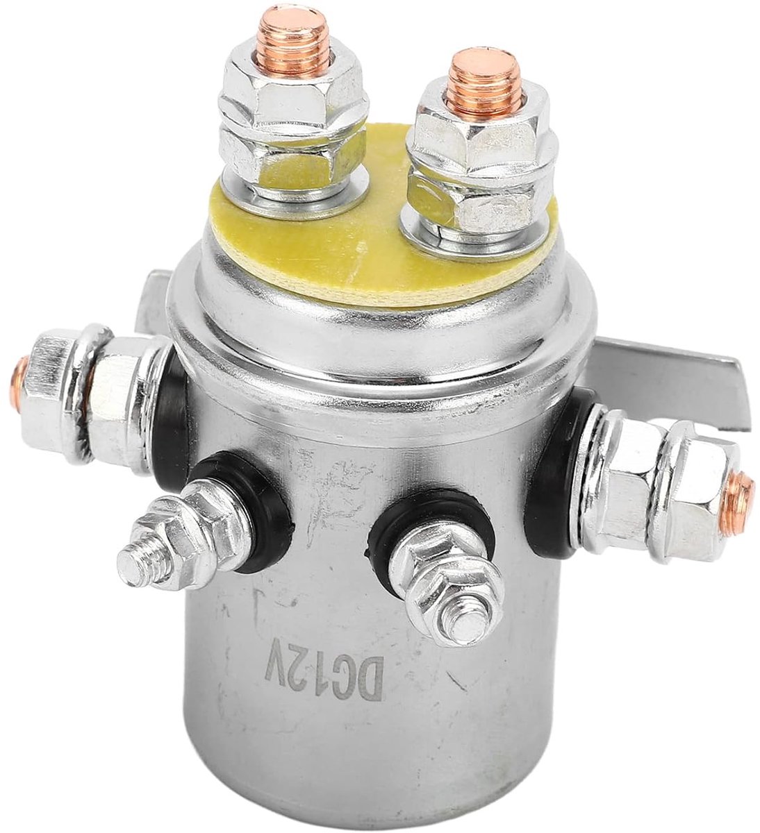 SnelShoppen - Metal 12 V Relay, Schakelaar, Voorruit, Solenoïde Ventiel, Normaal Open Contacten, Wind Relay, 300 A, Startrelais, Universeel voor Off-R