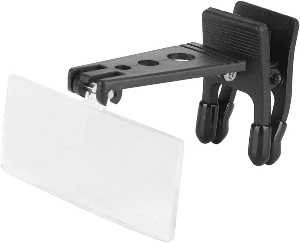 SnelShoppen - Magnifying Glasses 1.5X 2.5X 3.5X Handfree Vergrootglazen voor Brildragers - Lichtgewicht en Comfortabel voor Leeswerk, Handwerken, Sier