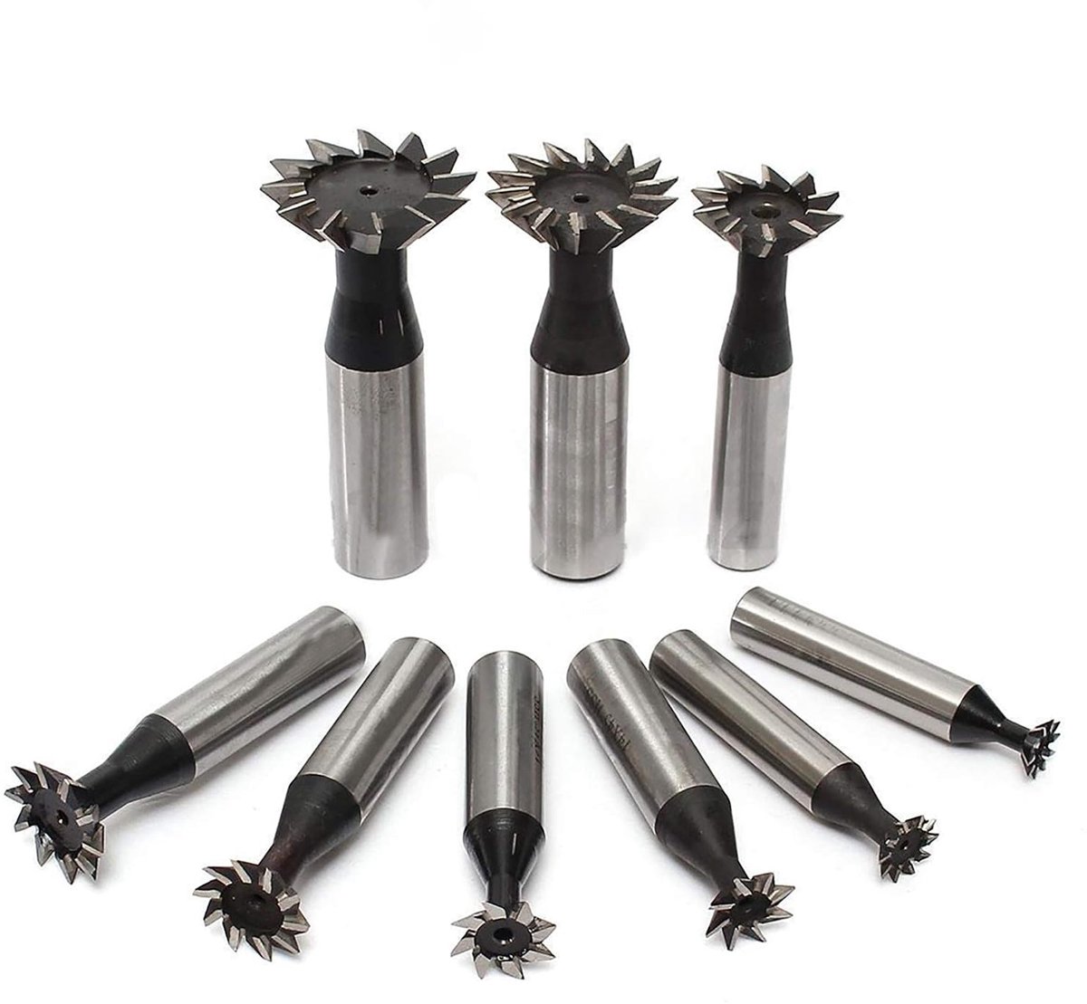 SnelShoppen - 10mm HSS Dovetail Groef Cutter - Pigeon Tail Slot Cutter - CNC Frees Bit - Hoge Kwaliteit - Geschikt voor Dovetail Bewerking