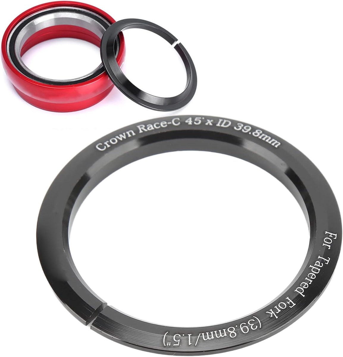 Allecto - Fiets Headset Lagers - Stalen Ring - Waterbestendig - 1.5 Inch Tapered Tube - Lichtgewicht en Duurzaam - Geschikt voor Fietsen