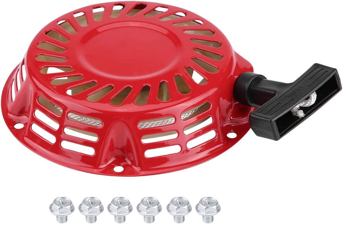 SnelShoppen - Pull Starter voor 2KW 168F Benzine Generator - Vervangingsonderdeel, Geluidsarm, Stabiele Prestaties, Directe Montage